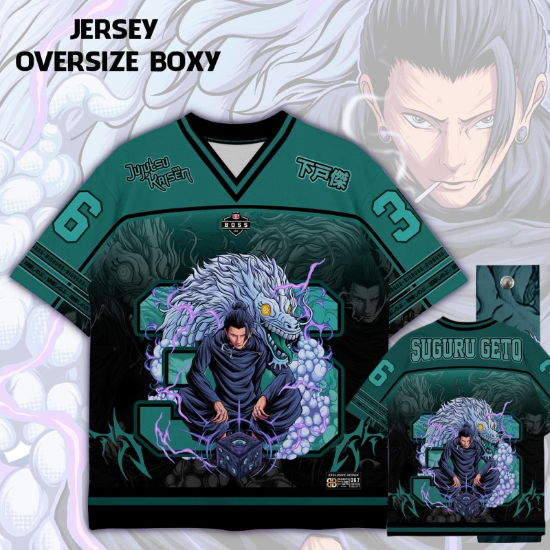 Anime Jujutsu Kaisen Merchandise - Anime Jujutsu Kaisen Choso Print Jersey