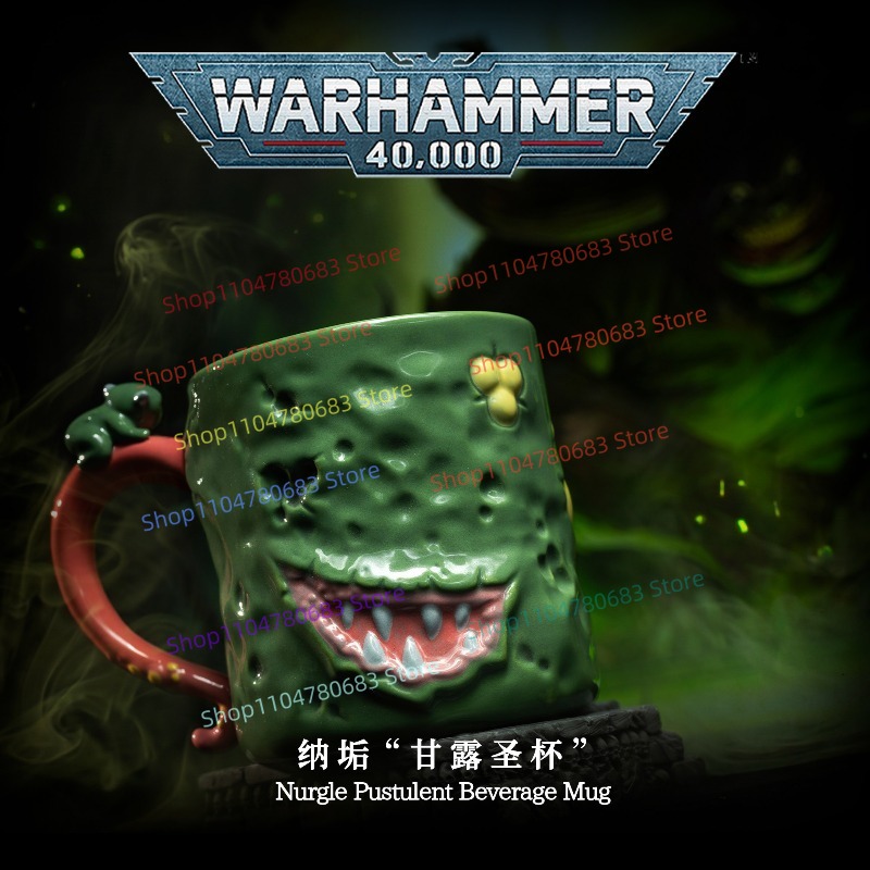 Anime Merchandise Mugs - 40K Merchandise Nurgle Mok, Keramische Waterbeker