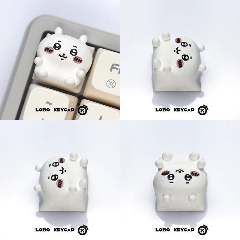 Keycap Artisan Anime - Chiikawa-achtige schattige anime mechanische toetsenbordtoetsen, prachtige