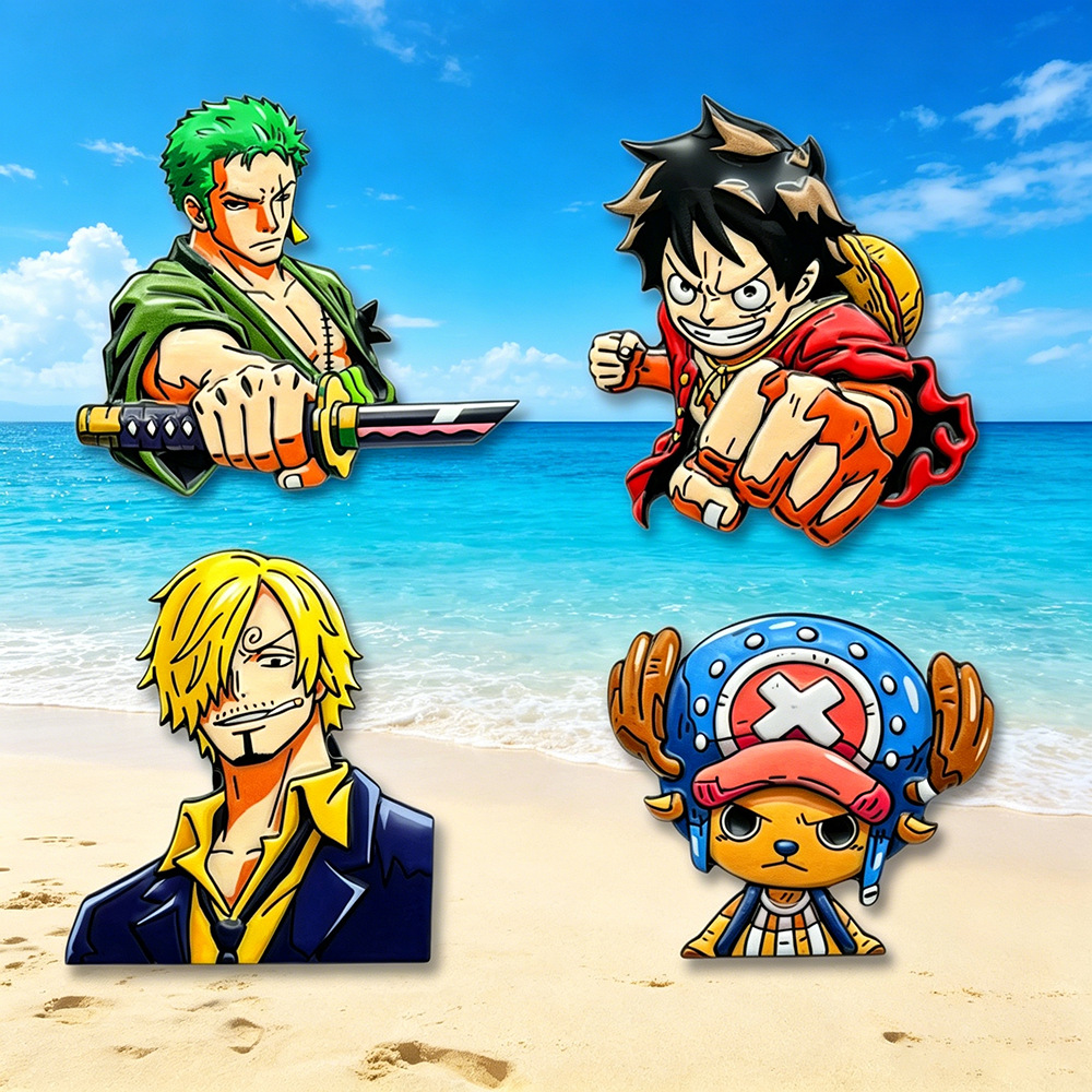 Anime One Piece Merchandise - 4 stuks EEN STUK Cartoon Karakter