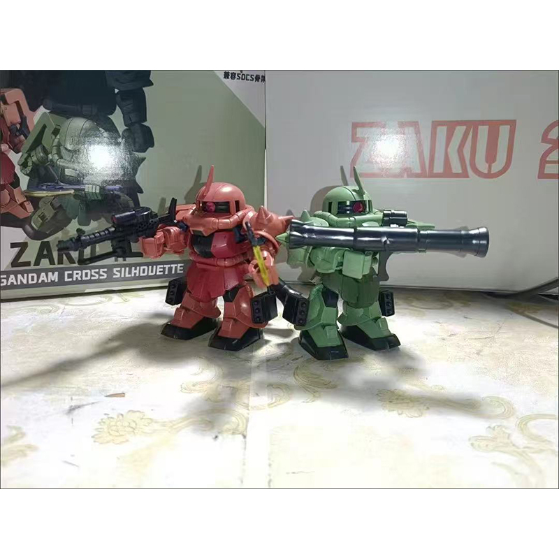 Bandai Gundam Hg - Mengshan model SDCS massaproductie type groene