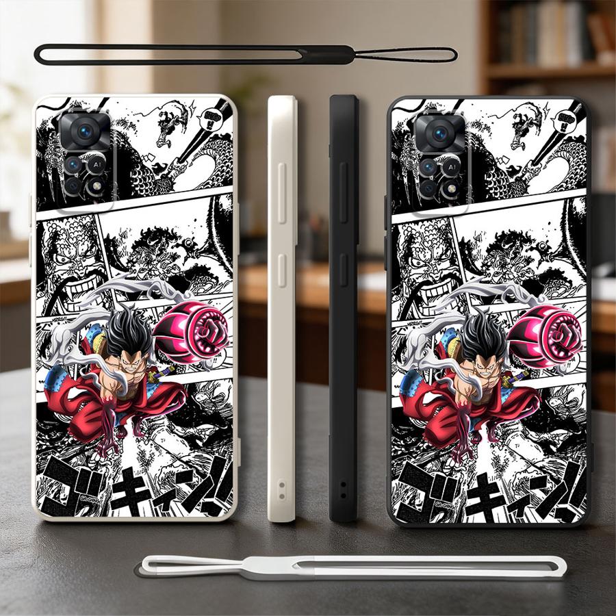 Lanyard Anime Logo - One-Piece Luffy Telefoonhoesje voor Xiaomi Redmi
