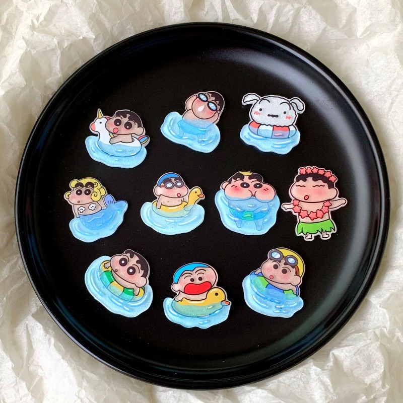 Anime Merchandise Mugs - Crayon Shin-chan Shiro Cartoon Leuke Acryl