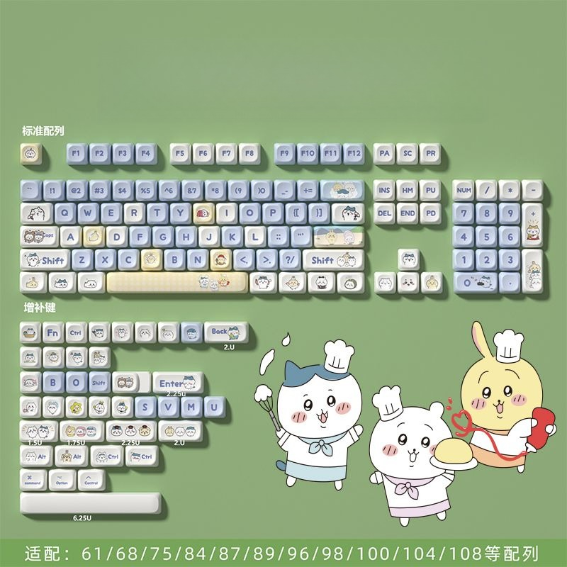 Kawaii schattige Chiikawa-them - Keycap Artisan Anime recensie en prijs