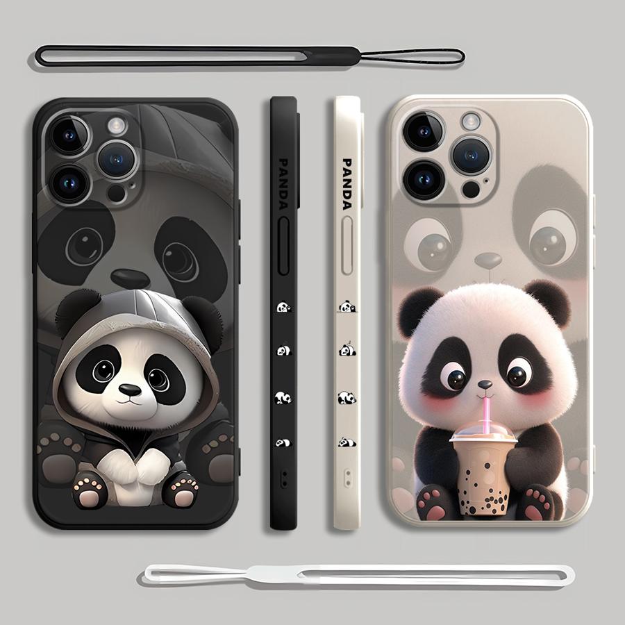 Schattige Panda Telefoon Hoesj - Lanyard Anime Logo recensie en prijs