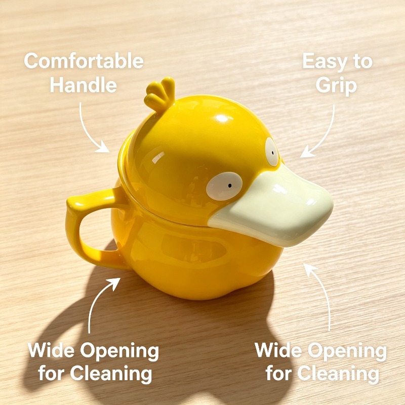 Creatieve Psyduck Huis Keramis - Anime Merchandise Mugs recensie en prijs
