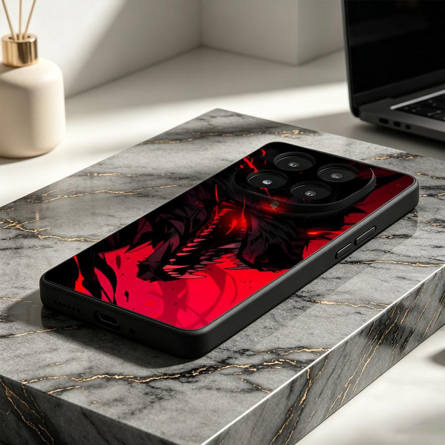 Telefoonhoesje voor Xiaomi Red - Lanyard Anime Logo recensie en prijs