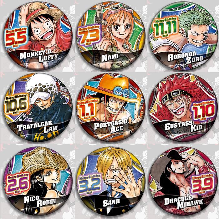 Een Stuk Anime Badge Pin Set L - Anime One Piece Merchandise recensie en prijs